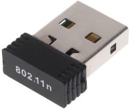 View Adnet Adaptor 802 Wi-Fi Receiver 2.4Ghz 802.11B/G/N 300Mbps 2.0 Wireless Wi-Fi Network USB LAN Card(Black) Laptop Accessories Price Online(Adnet)