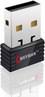Chevron 150 Mbps Wireless N Nano Wi-Fi V2.1 USB Adapter(Black, Silver) RS.380.00