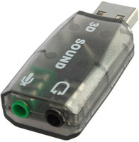99 Gems World 5.1 Channel 2.0 To 3d Audio USB Adapter(Black) RS.299.00