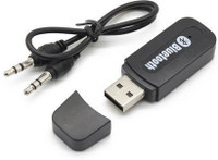 99 Gems Bluetooth Audio Receiver 3.5MM AUX USB Adapter(Black) RS.499.00