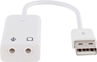 Technotech Plug and Play 7.1 Channel Sound Card(White)   Laptop Accessories  (Technotech)