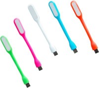 Peezer Flexible Protable Led2007-5pcs Led Light(Pink, Blue, White, Green, Orange)   Laptop Accessories  (Peezer)