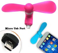 Roboster High Speed Wireless Rechargeable Mini cooler RBSfan1 USB Fan(Pink)   Laptop Accessories  (Roboster)