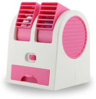 View Speed Compact Mini Water Cooler Turbine With Aroma Air USB Fan(Pink) Laptop Accessories Price Online(Speed)