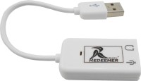 View Redeemer 7.1 Channel High Definition Sound Card(White) Laptop Accessories Price Online(Redeemer)