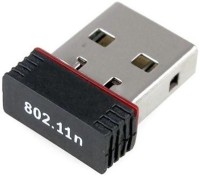 Adnet Adaptor Wi-Fi Receiver 2.4Ghz 802.11B/G/N 300Mbps 2.0 Wireless Wi-Fi Network USB LAN Card(Black)   Laptop Accessories  (Adnet)