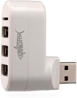 View SmartFish Spin 3 Port USB Hub(White) Laptop Accessories Price Online(SmartFish)