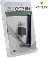 Voltegic ™ USB 802.11n WiFi Wireless Lan Network Card Adapter With Antenna ™ USB 802.11n WiFi Wireless Lan Network Card Adapter With Antenna USB LAN Card(Black)   Laptop Accessories  (Voltegic)