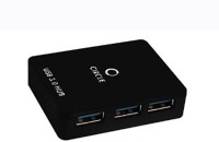 View Circle Rootz USB 3.0 3.3 USB Hub(Black) Laptop Accessories Price Online(Circle)
