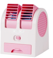 RoQ Mini Fragrance Air Conditioner USB Fan(Pink)   Laptop Accessories  (ROQ)