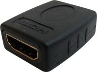 MX Hdmi. Female Extension Adapter 1080p Full HD 2706A HDMI Connector(Black)   Laptop Accessories  (MX)