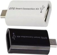 Onlineshoppee Micro USB, USB OTG Adapter AFR1904 USB Charger(White/Black)   Laptop Accessories  (Onlineshoppee)