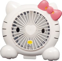 Montez Portable Hello Kitty Rechargeable hk-876 USB Fan(White)   Laptop Accessories  (Montez)
