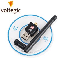 Voltegic ™ Adaptor Usb 2.0 Wireless 802.11n Wifi 600Mbps Lan Card ™ Adaptor Usb 2.0 Wireless 802.11n Wifi 600Mbps Lan Card USB LAN Card(Black)   Laptop Accessories  (Voltegic)