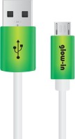 Portronics POR444 Glow in USB Cable(White)   Laptop Accessories  (Portronics)