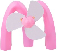 View RoQ Artistic M Shape Mini USB Fan(Pink) Laptop Accessories Price Online(ROQ)