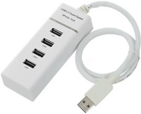 Ophion Hi-Speed 4 Ports 3.0 USB Hub(White)   Laptop Accessories  (Ophion)