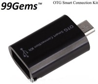 View 99Gems Smart OTG Connection kit USB Cable(Black) Laptop Accessories Price Online(99Gems)