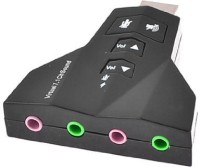 RoQ Virtual Ocean 7.1 Channel Sound Card(Black)   Laptop Accessories  (ROQ)
