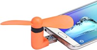 Heartly V8 Android OTG Phone OTG Mini USB Cooling Portable Fan_8 USB Fan(Orange)   Laptop Accessories  (Heartly)