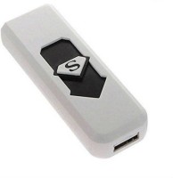 View Pinglo Superman Style Rechargeble White lighter002 Cigarette Lighter(White) Laptop Accessories Price Online(Pinglo)