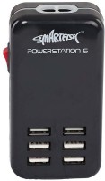 SmartFish Smart charger 6 Port USB Hub(Black)   Laptop Accessories  (SmartFish)