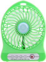 Galexy Portable, Portable, Battery Operated Powerful Rechargeable USB Fan(Green)   Laptop Accessories  (Galexy)