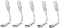 Generix Mini USB Led Lamp WHITE Pack of 5 Ultra Bright Led Light(White)   Laptop Accessories  (Generix)