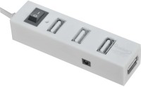 Quantum QHM 6660 USB Hub(White)   Laptop Accessories  (Quantum)