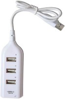 Uflux Ports UH1204 USB Hub(White)   Laptop Accessories  (Uflux)