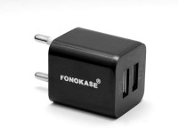 Fonokase SU100 Dual 2.1Amp USB Charger(Black)   Laptop Accessories  (Fonokase)