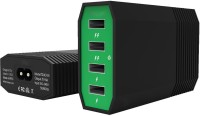 View Shrih Portable 4 Ports USB Fast Charging SH - 0707 USB Hub(Green Black) Laptop Accessories Price Online(Shrih)