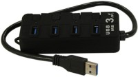 Smartpro 4 Port BUG-02 USB Hub(Black)   Laptop Accessories  (Smartpro)