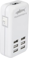 SmartFish Smart charger 6 Port USB Hub(White)   Laptop Accessories  (SmartFish)