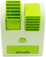 View RoQ Mini Fragrance Air Conditioner USB Fan(Green) Laptop Accessories Price Online(ROQ)