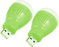 View Zarsa Bulb USB_2LEDBULB_G Led Light(Green) Laptop Accessories Price Online(Zarsa)
