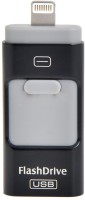 View Callmate 3 IN 1 32 GB USB Flash Drive(Black) Laptop Accessories Price Online(Callmate)