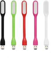 Orion Bright ORN1.2W Pack Of 5 Flexible Led Light(Red, White, Pink, Green, Black)   Laptop Accessories  (Orion)