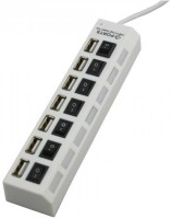 View Techon USB7PORT TO-USB7 USB Hub(White) Laptop Accessories Price Online(TECHON)