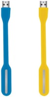 View Portronics Flexible Led Light POR502 + POR504 Led Light(Blue, Yellow) Laptop Accessories Price Online(Portronics)