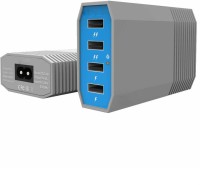 View Shrih 4 Ports Fast Charging SH - 0706 USB Hub(Blue Grey) Laptop Accessories Price Online(Shrih)