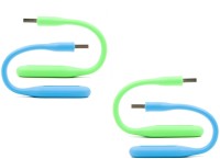 Lavi Set of 4 Slim & Stylish Flexible USB Led Light(Multicolor)   Laptop Accessories  (Lavi)