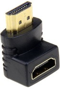 View 99Gems M TO F Female To Male L Shape HDMI Connector(Black) Laptop Accessories Price Online(99Gems)