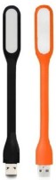 View Techone+ 5V 1.2W Black + Orange (1+ 1) SE147107 Led Light(MULTI-COLOURED) Laptop Accessories Price Online(Techone+)