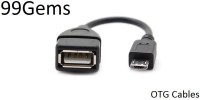 View 99Gems otg cable black High Quality OTG USB Cable(black) Laptop Accessories Price Online(99Gems)