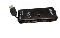 Ace 4PHUB HB03 USB Hub(Black)   Laptop Accessories  (Ace)