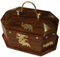 Onlineshoppee CA274C Jewellery Box Vanity Box(Brown) - Price 299 82 % Off  