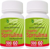 Bhumija Lifesciences Organic Spirulina Capsules 60's(2 No)