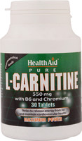 HealthAid L-Carnitine 550mg with Vitamin B6 & Chromium(30 No) RS.1649.00