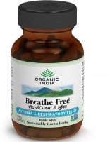 Organic India Breathe Free 60 Capsules Bottle(100 g)